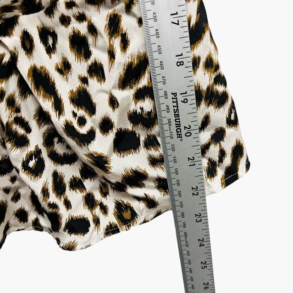 L'AGENCE Chiara Silk Twist Camisole Animal Print Women’s Size XS - Picture 9 of 10